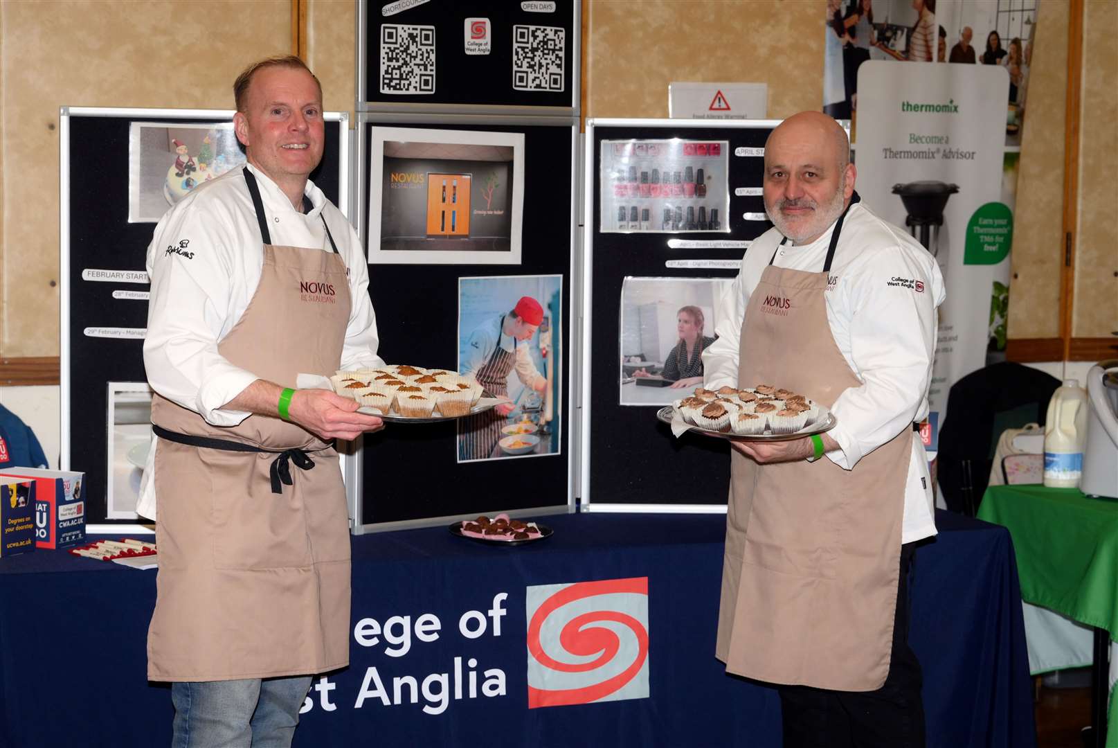 Wisbech food festival Jonathan Boyall and Mike Clarke