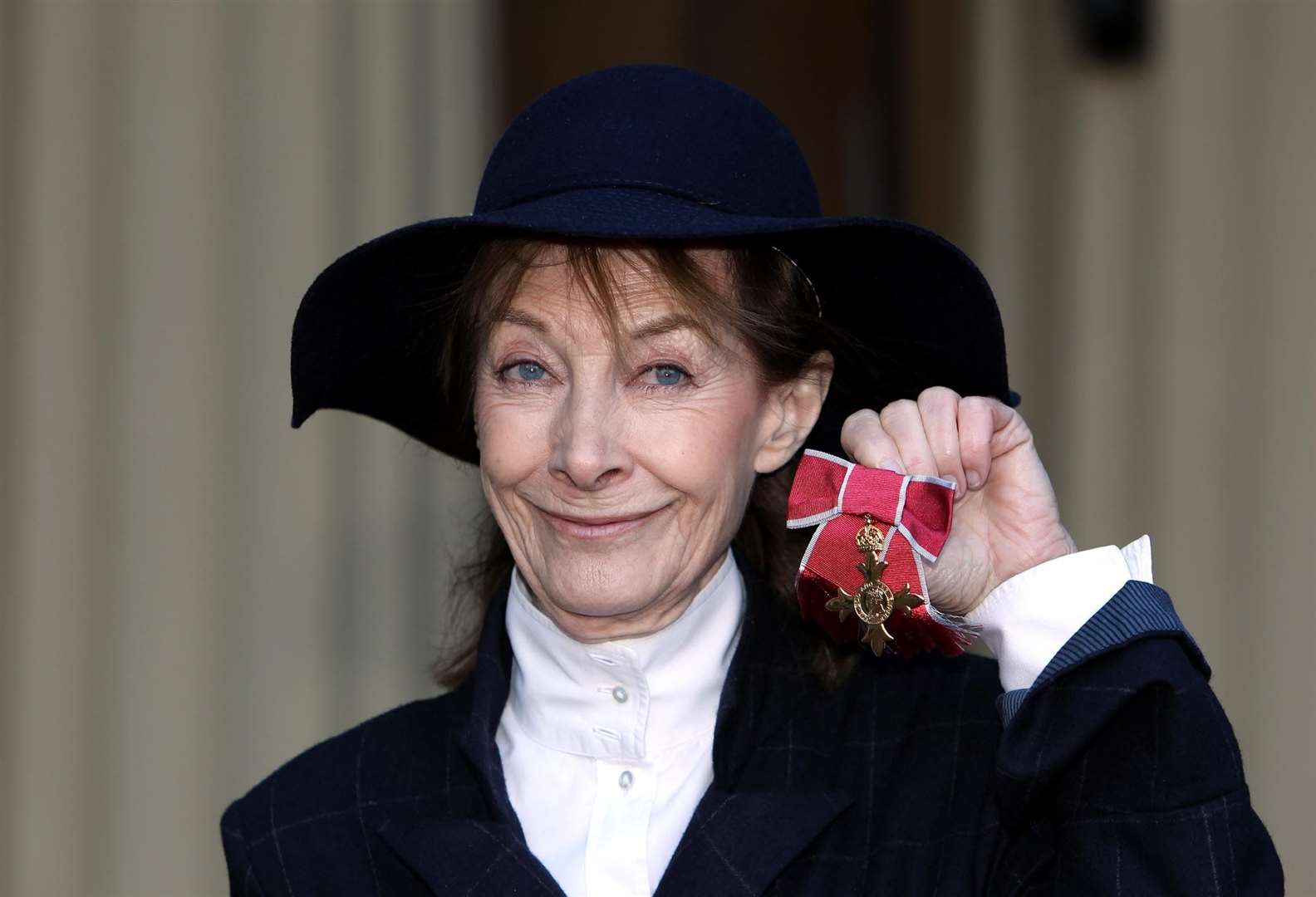 Jean Marsh with her OBE (Sean Dempsey/PA)