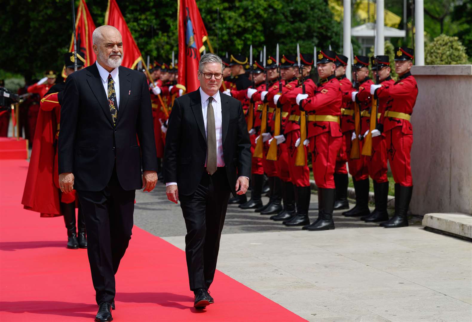 Sir Keir Starmer has travelled to Albania for a meeting of the European Political Community (Leon Neal/PA)