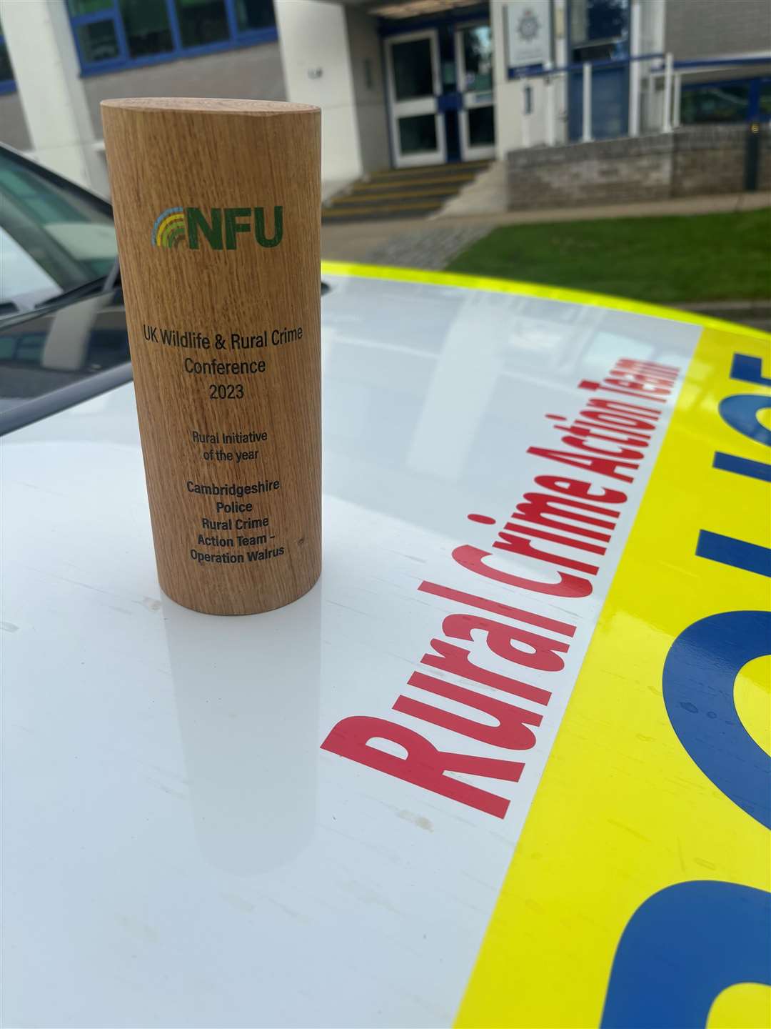 Cambridgeshire Police's rural crime team scoops national award.