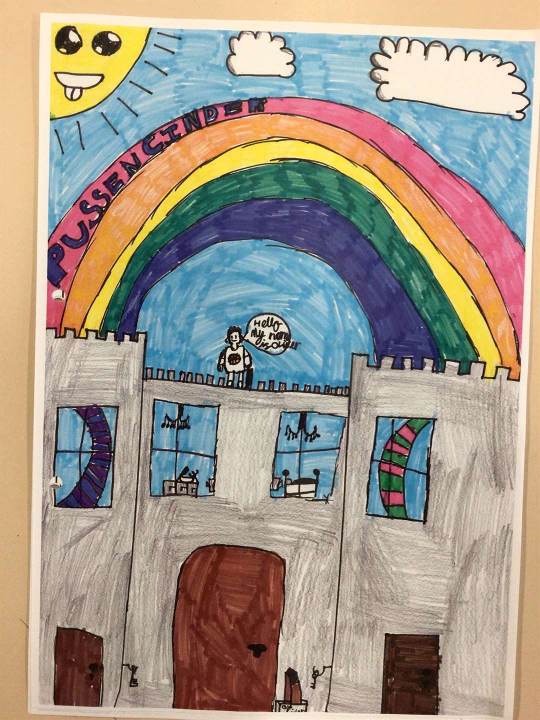 Work by Year Three winner Oliver based on the story of Cinderella.