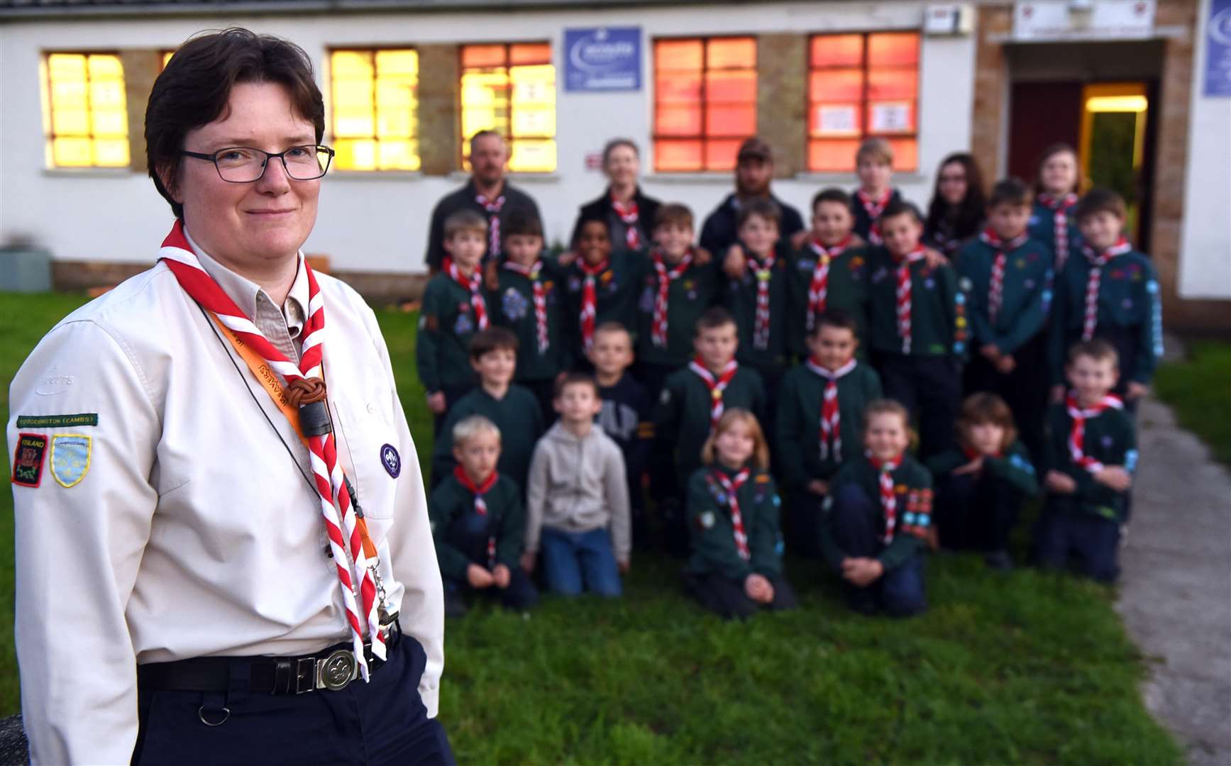 Alys Turner cub/scout leader who is doing a parachute jump in aid of the scout fundraising. (4370515)