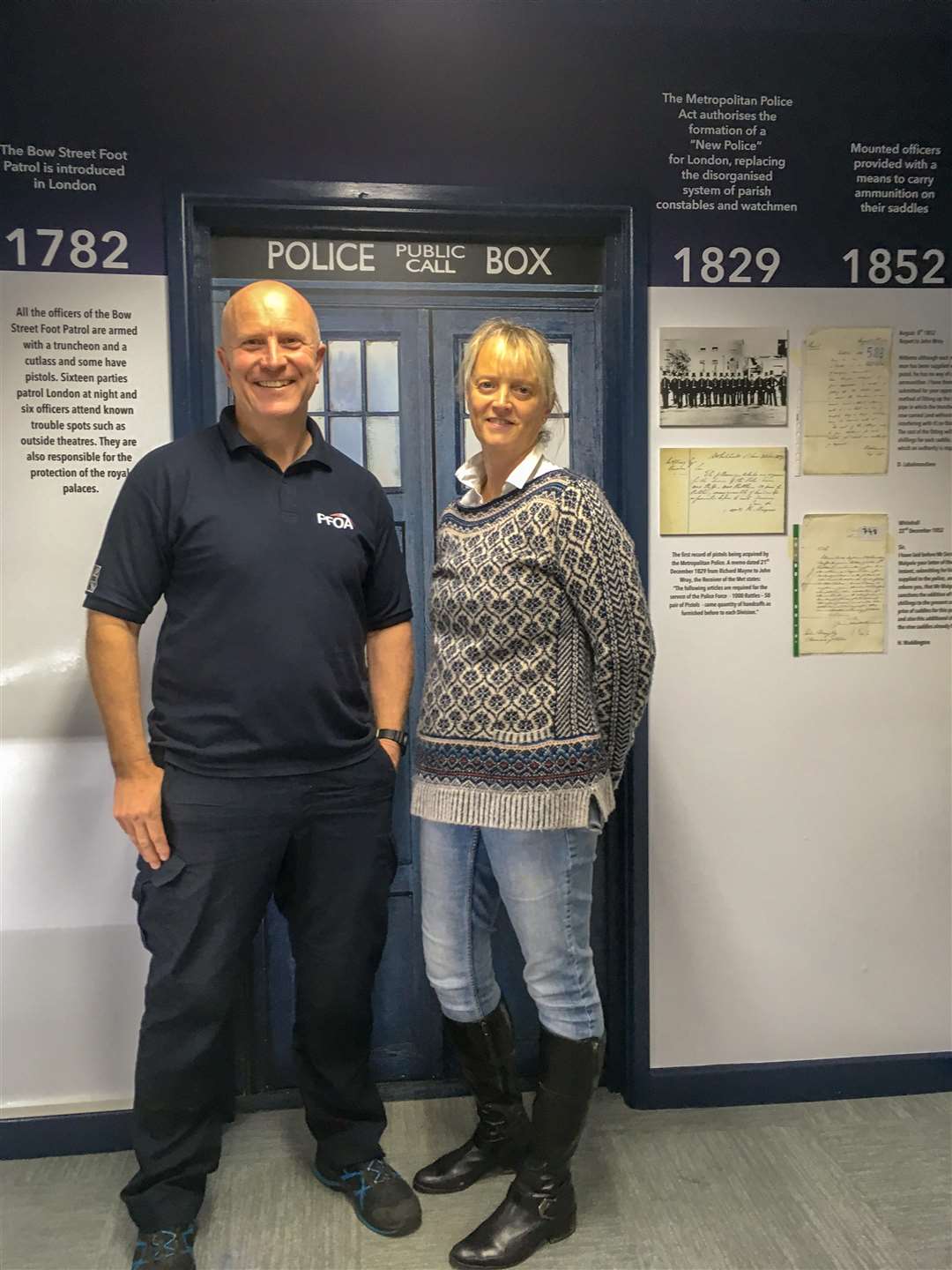 Mark and Debbie Williams are setting up a national museum telling the history of armed policing in Chatteris. (5369564)