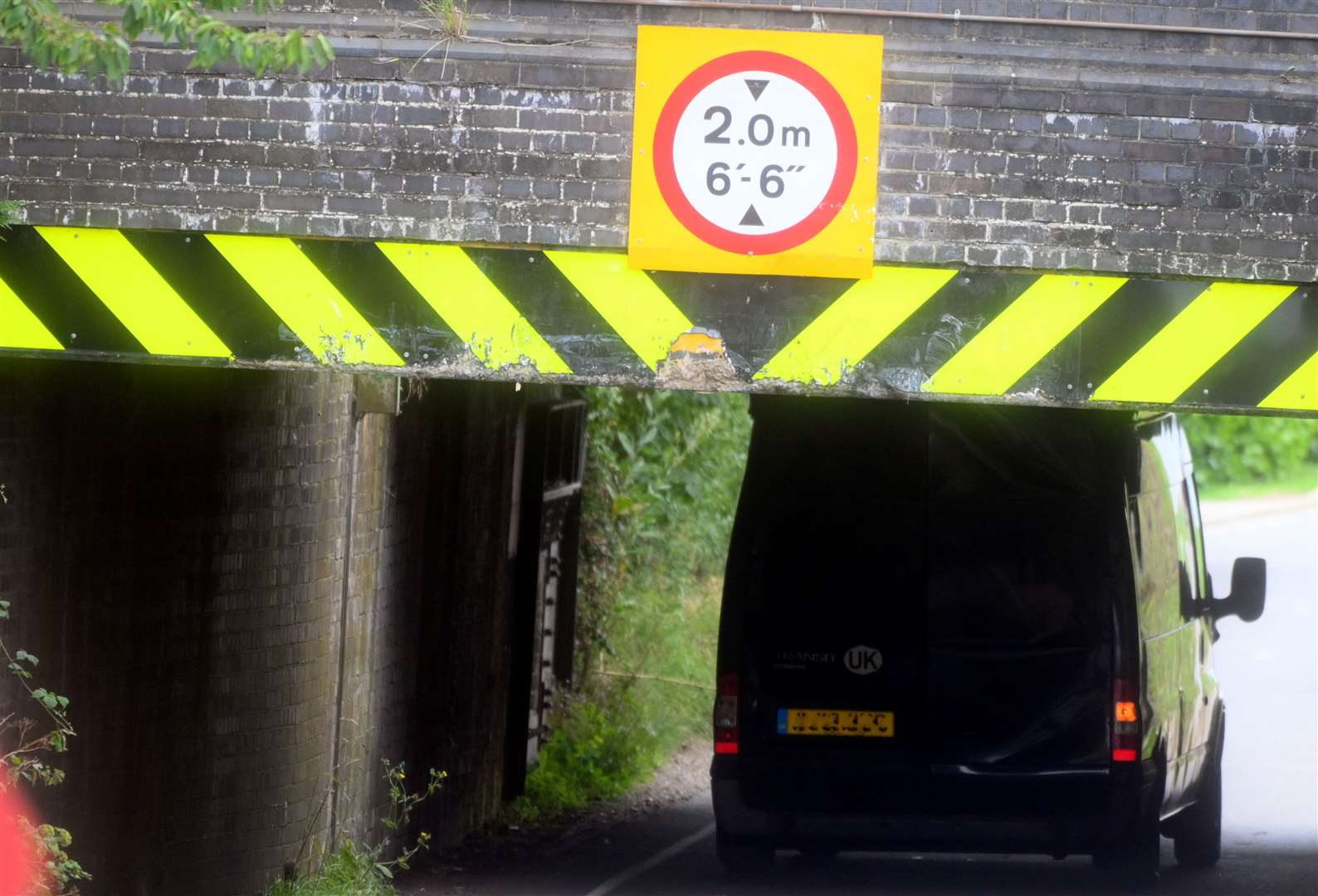 This van got stuck under Stonea bridge on Tuesday, and another hit it on Thursday.