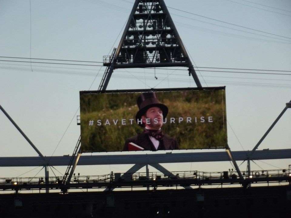 Actor Kenneth Branagh played a part in the ceremony