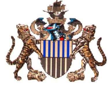 Fenland District Council has its own emblem that was granted in 1977 and is on a flag that flies at Fenland Hall, it is also in the carpet of the council chamber which cost £10,000 when it was fitted