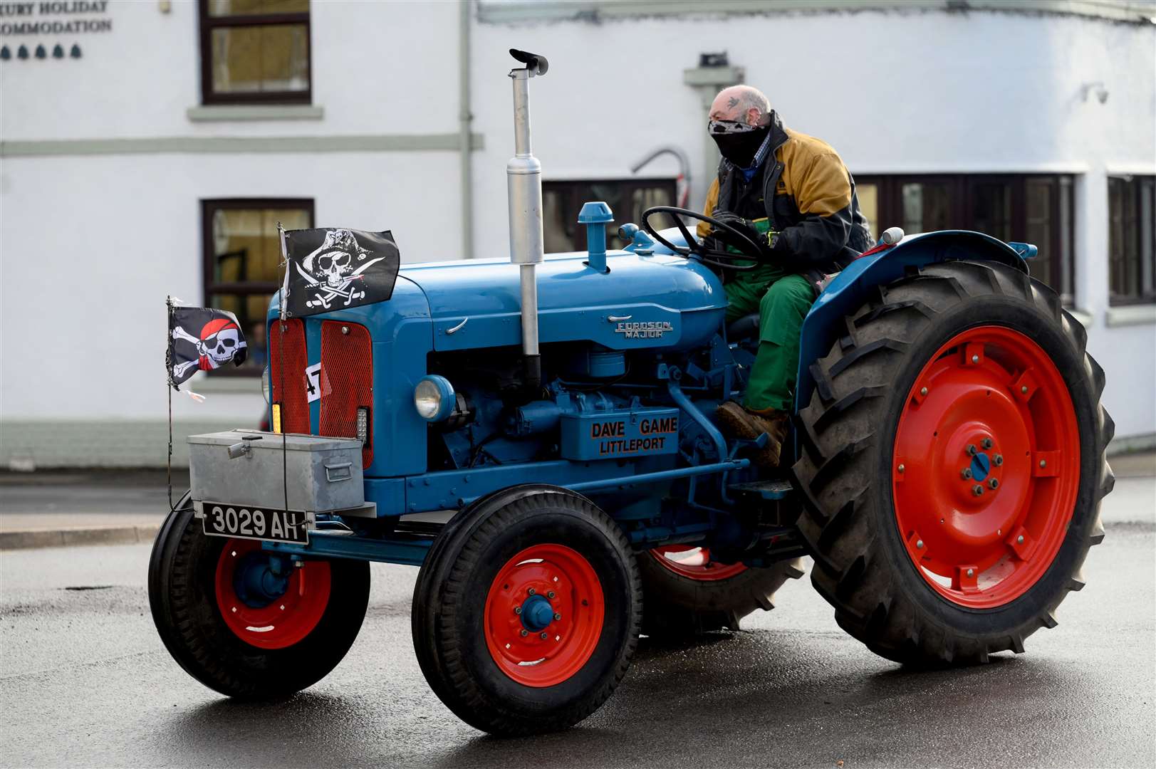 Charity valentines tractor run