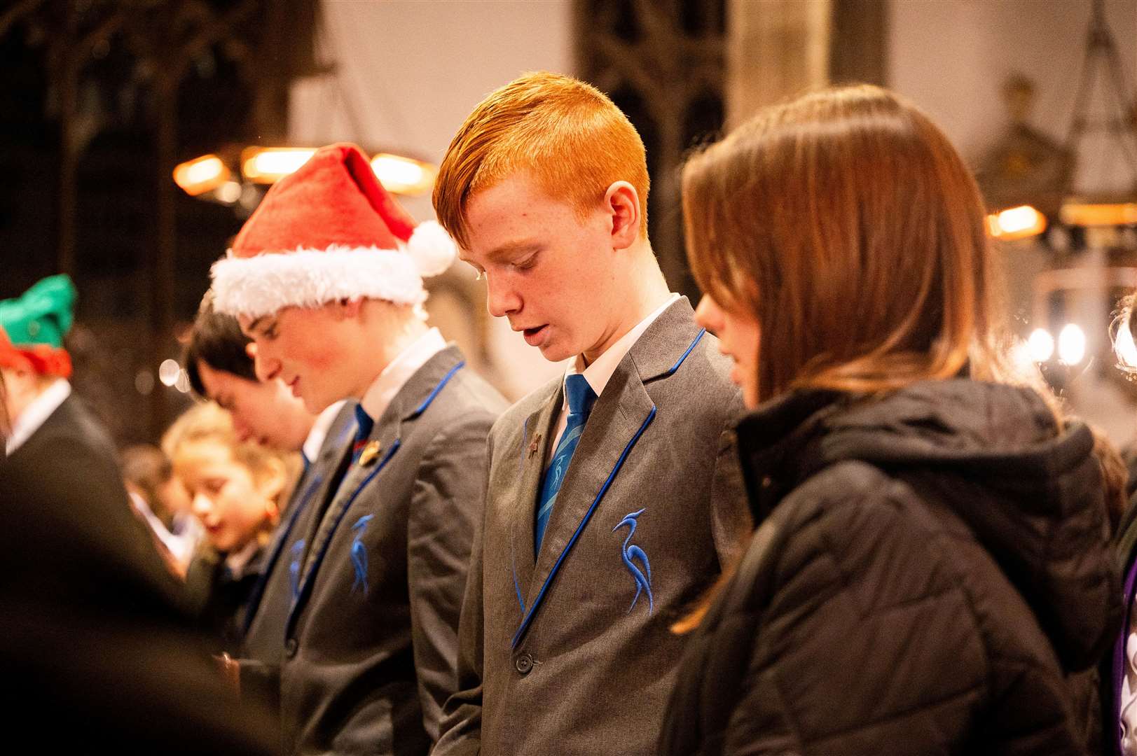 Fenland students were among 400 people who packed a historic King’s Lynn chapel for a community carol concert with the West Norfolk Academies Trust.