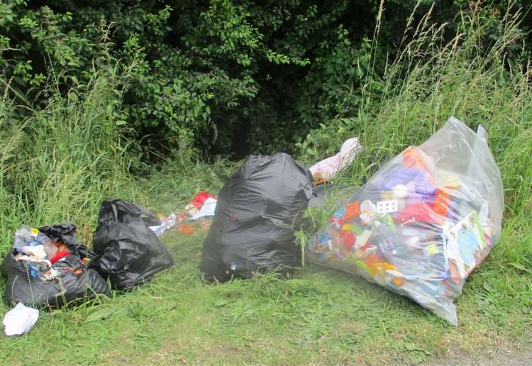 Man handed fine for fly-tipping on country road