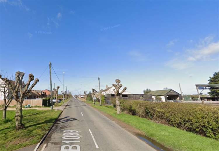 Fire crews tackle car in flames