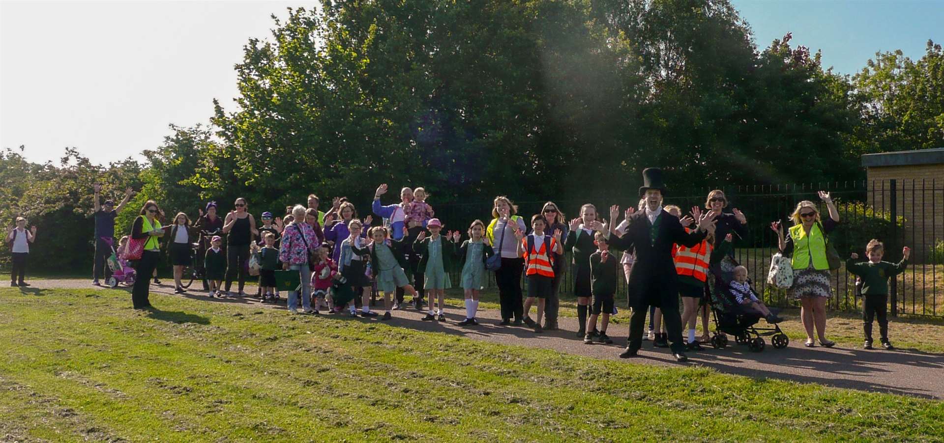 Children at All Saints Academy in March have been learning about the benefits of walking to school. (10974985)