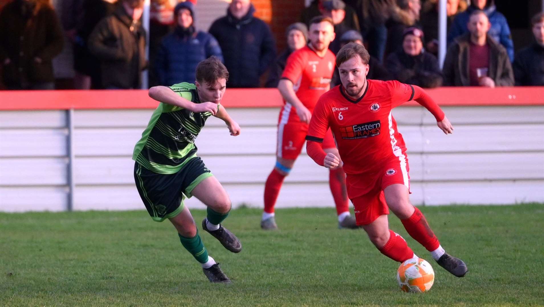 Wisbech Town v Lincoln United Aaron Hart