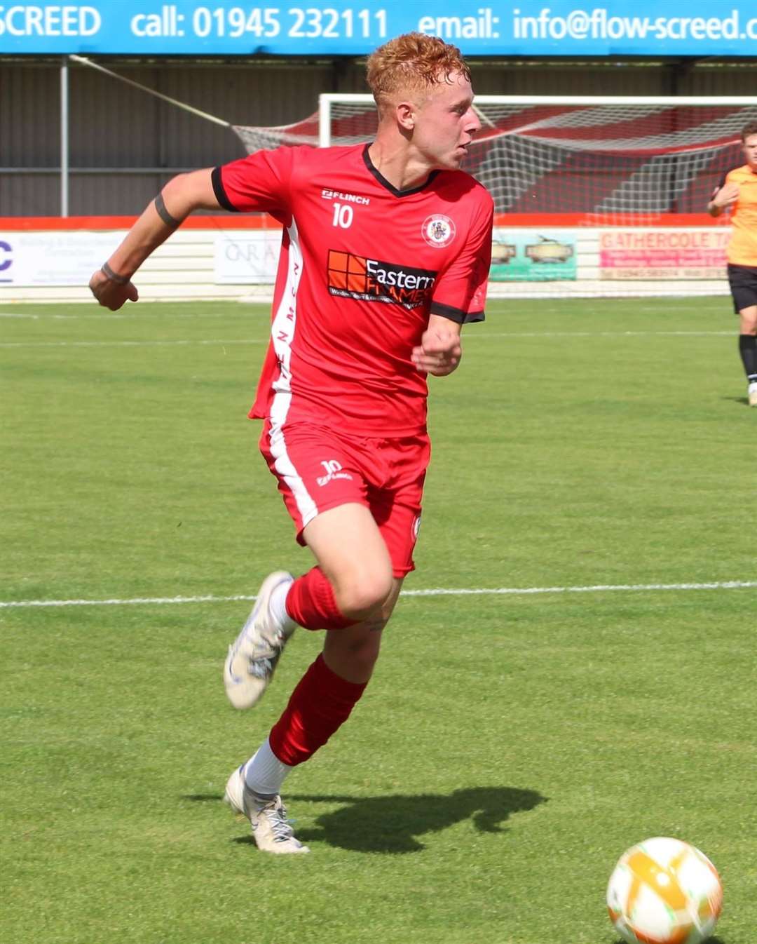 Matteo Perkins scored three for Parson Drove this afternoon