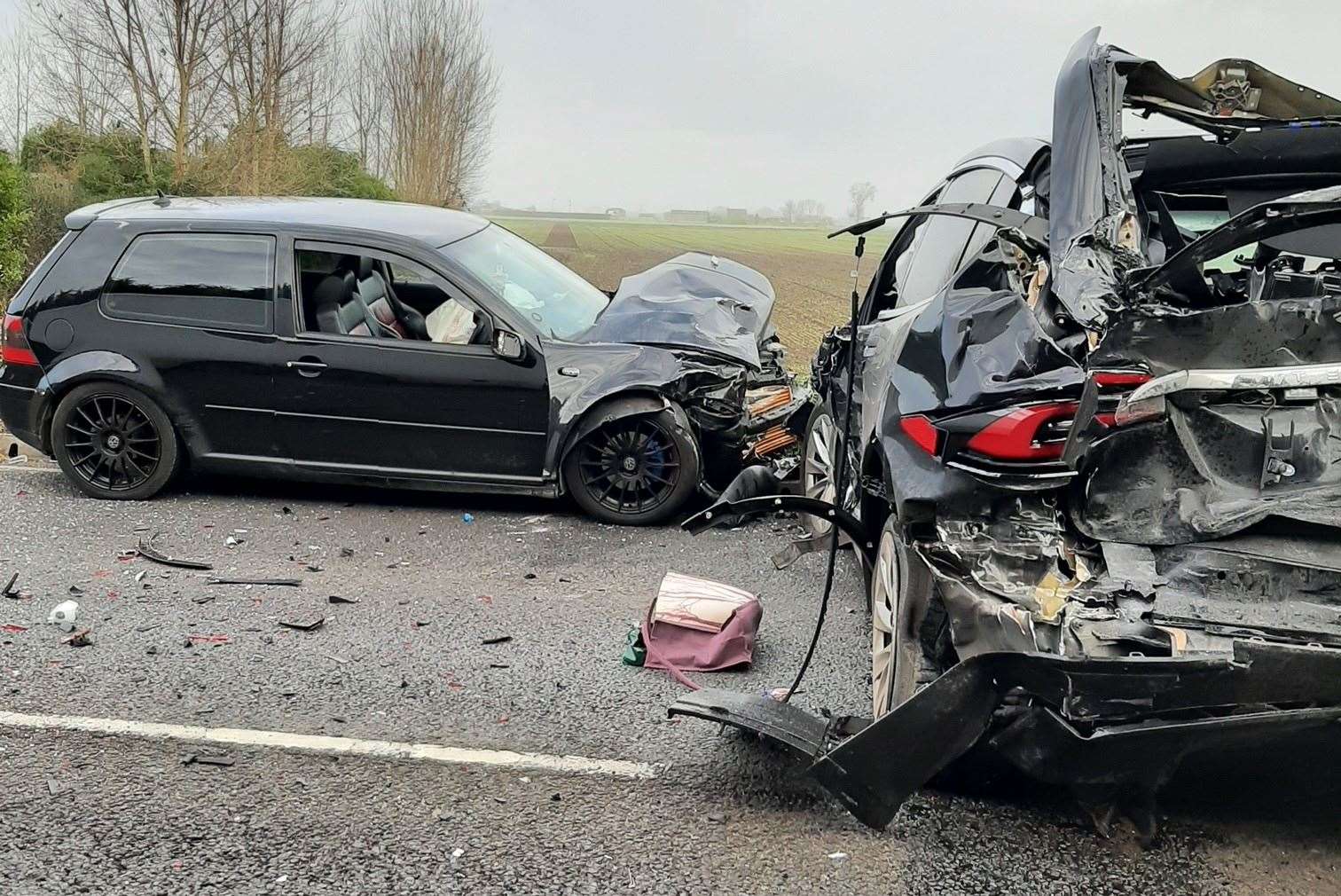 Multi-vehicle crash closed the A47 for a time on Friday morning. (61069657)