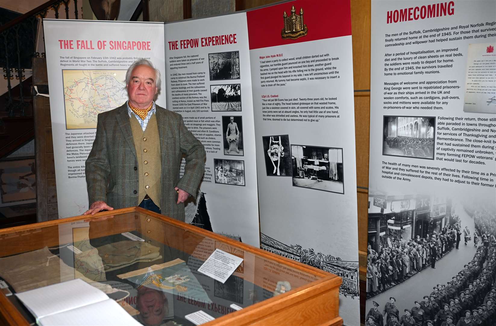 Opening of Singapore Exhibition at Wisbech Museum..Paul McGregor. (55392360)