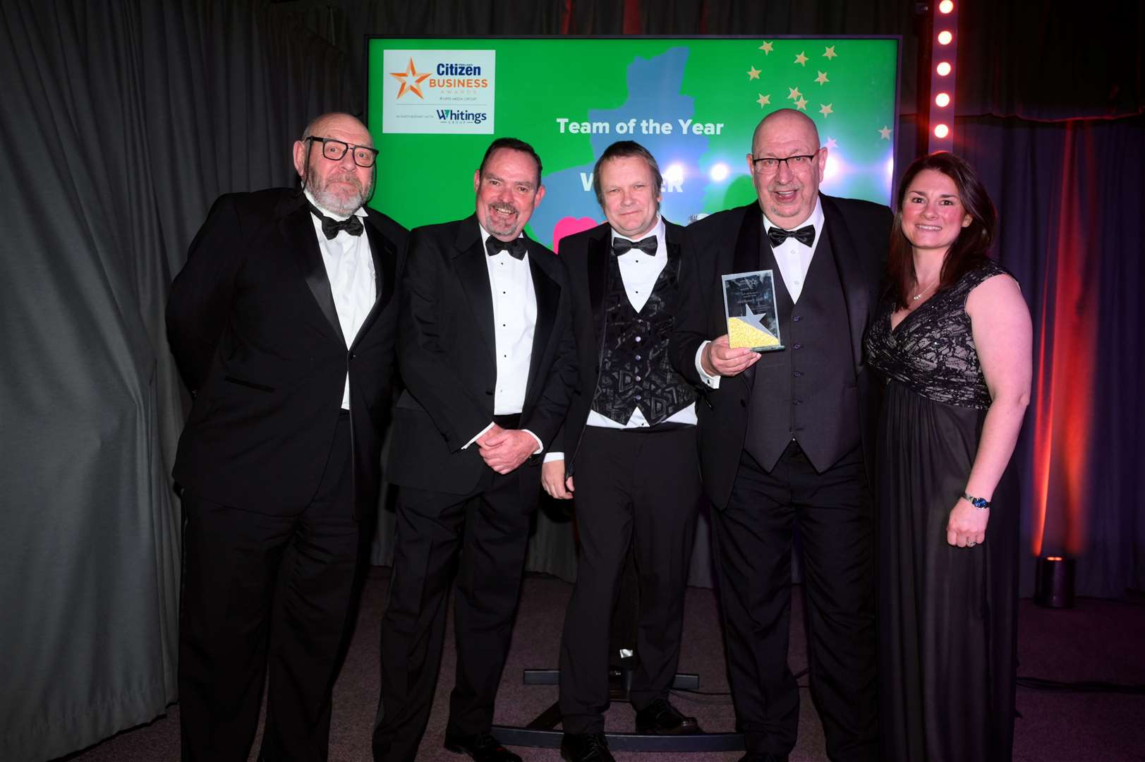 Fenland Citizen Business Awards 2025 Team of the Year winners More Muzic Radio
