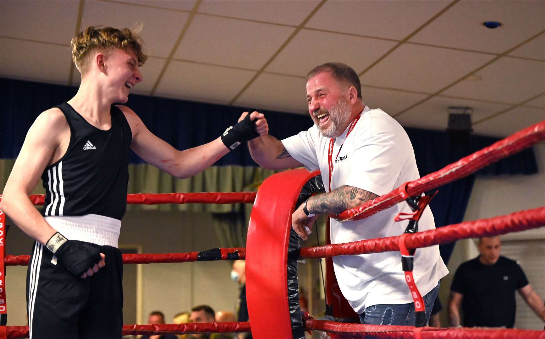 March Boxing Club evening of boxing..Jack Whitby (red) v Harrison Durrant (blue). (55848584)