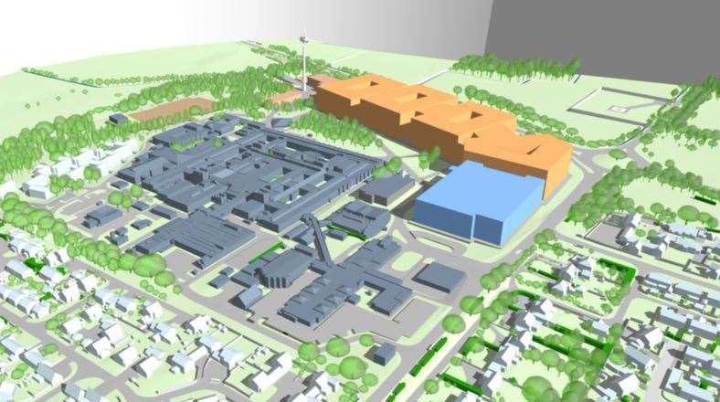 An artist's impression of the new QEH