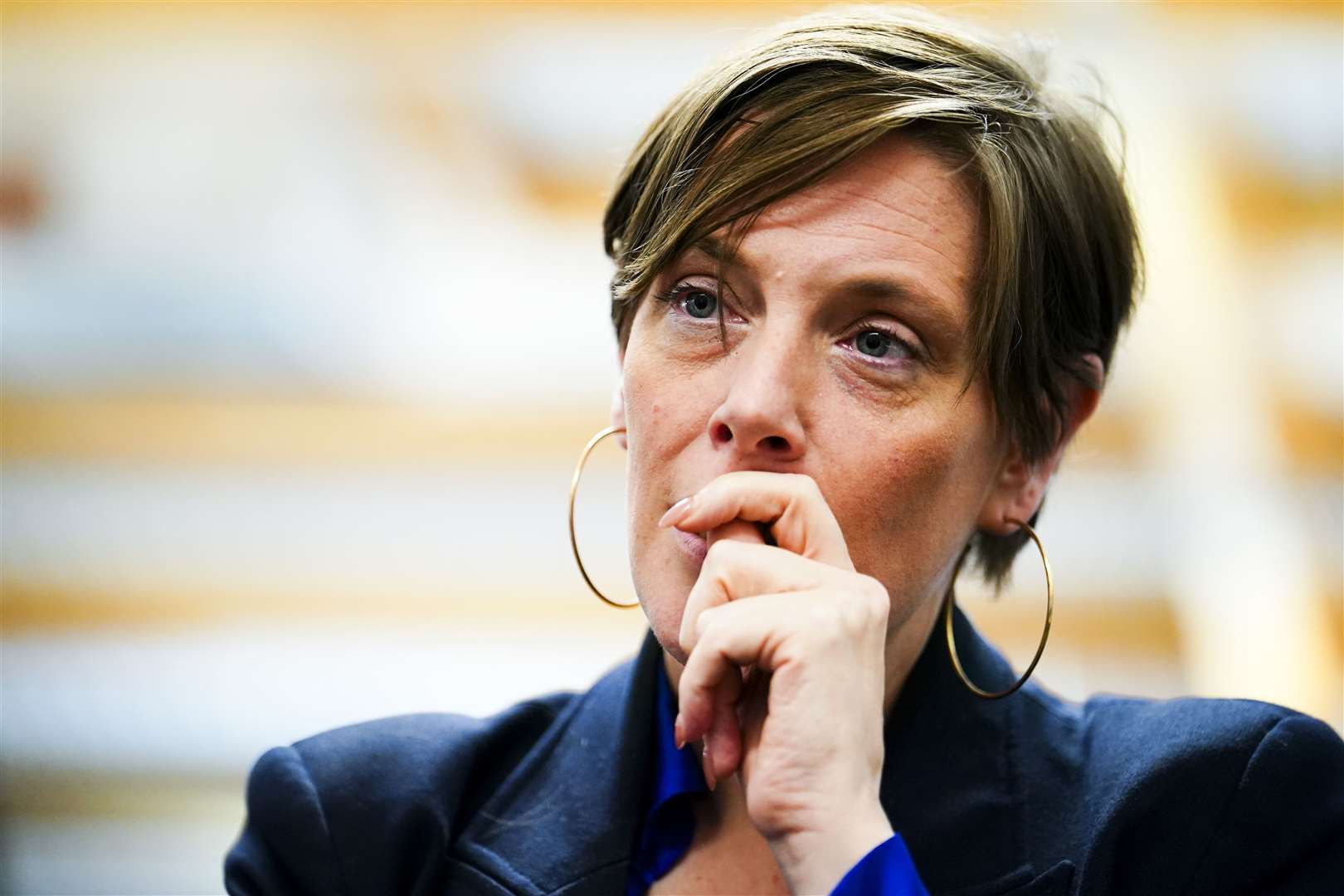 Safeguarding minister Jess Phillips faced a backlash in the Commons for not providing an update on local reviews into grooming (Jordan Pettitt/PA)