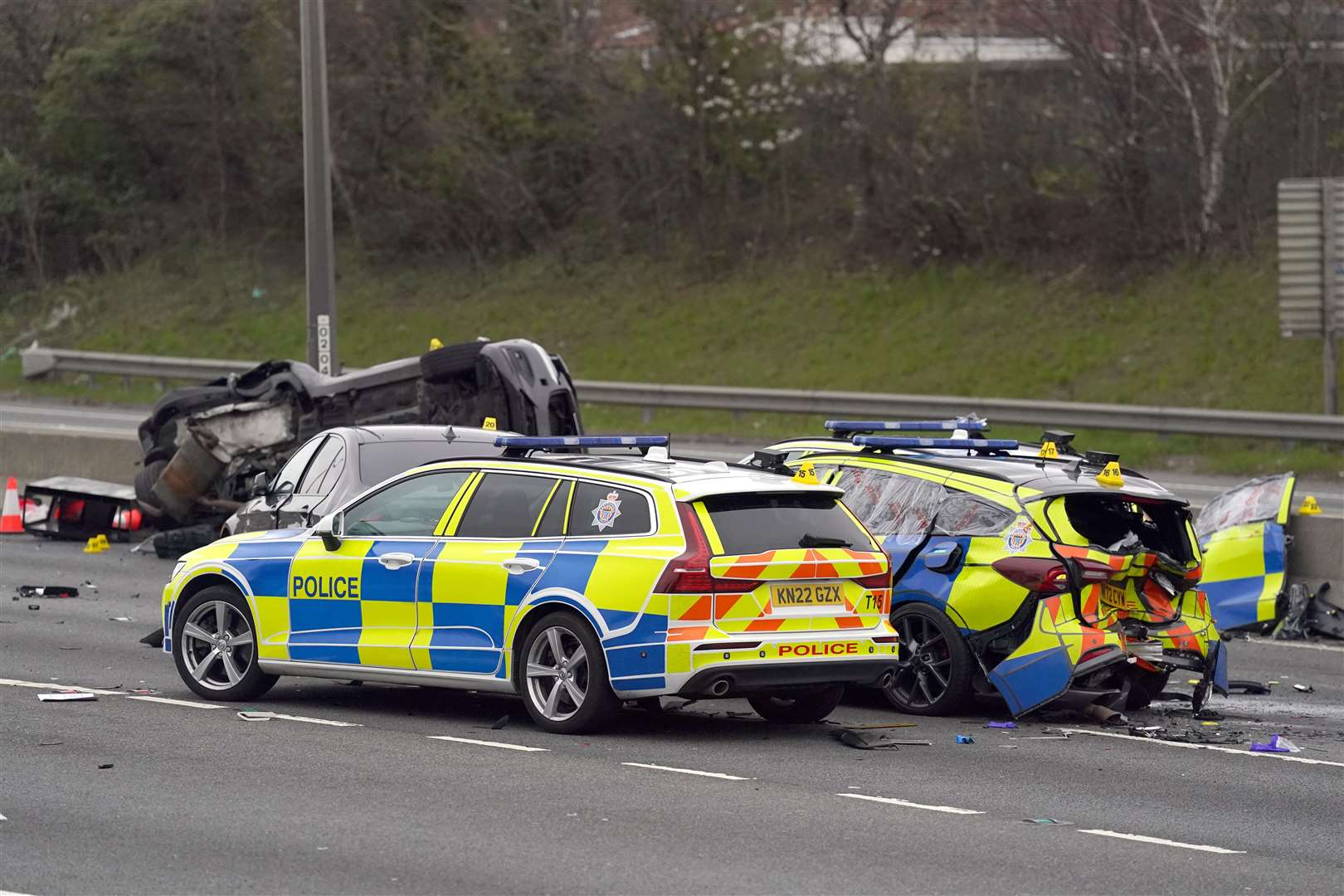 The A1 will be closed between Swalwell in Gateshead and Denton in both directions into Wednesday afternoon (Owen Humphreys/PA)