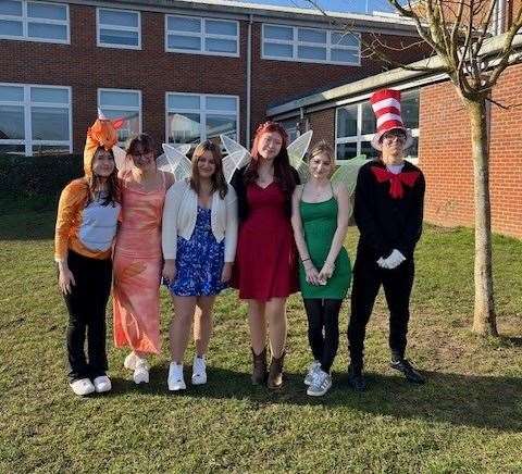 Children and staff at Cromwell Community College in Chatteris dressed up for World Book Day