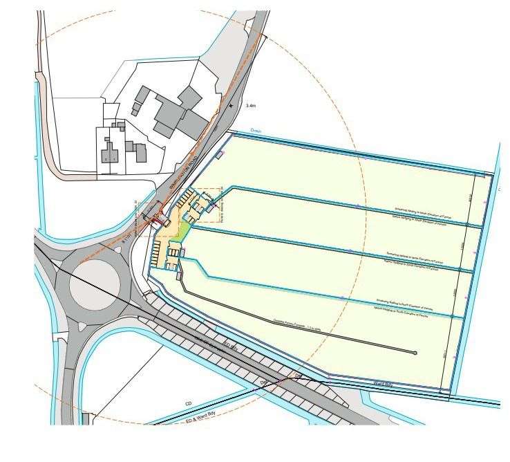 The nine-acre dog park will be split into four separate exercise fields.