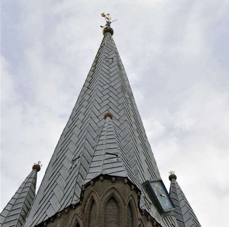 St Mary's spire in Long Sutton is the oldest and tallest wooden spire in Europe