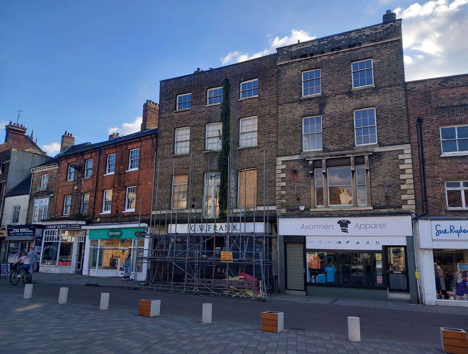 The owner of Grade II listed former Franks butchers in Wisbech Market Place has been ordered to complete improvements within two months.