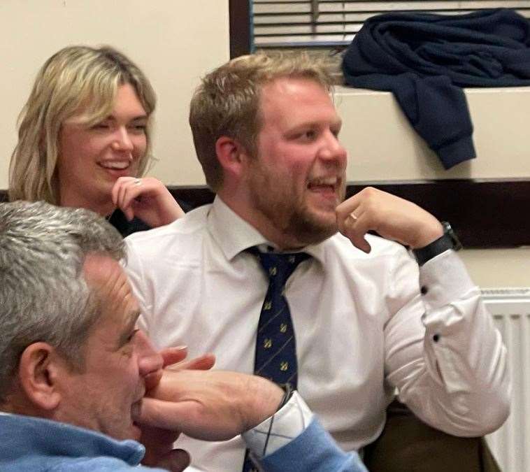 Some of the enthusiastic audience enjoying the evening