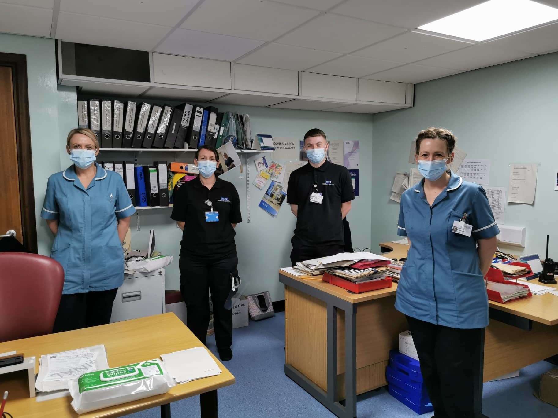 Domestic staff at the QEH covid ward (44058246)