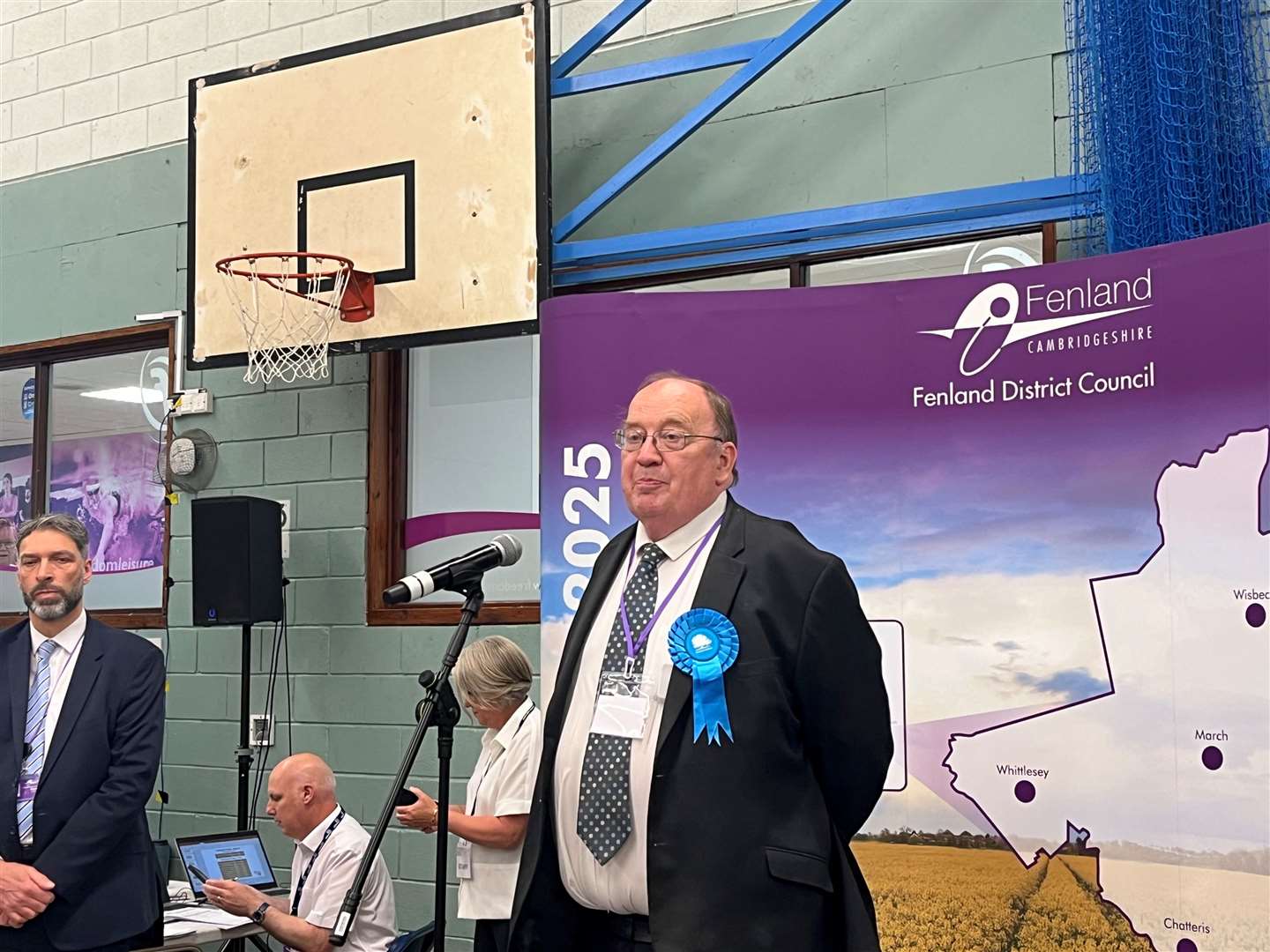 Chris Boden has been re-elected