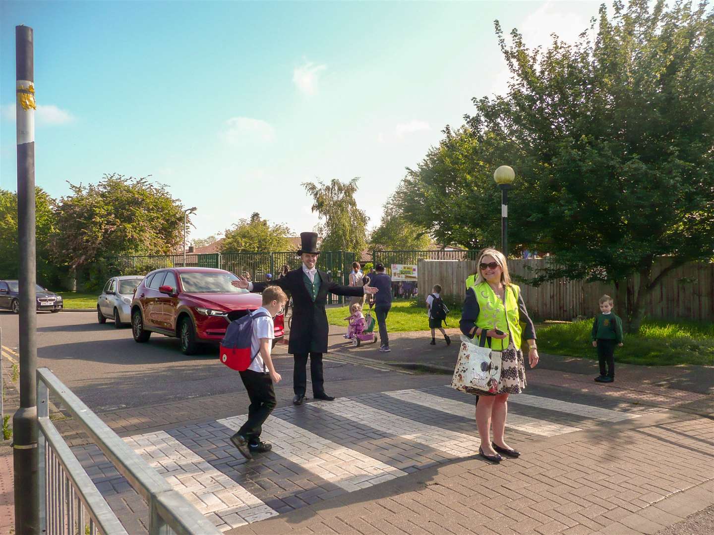 Children at All Saints Academy in March have been learning about the benefits of walking to school. (10974993)
