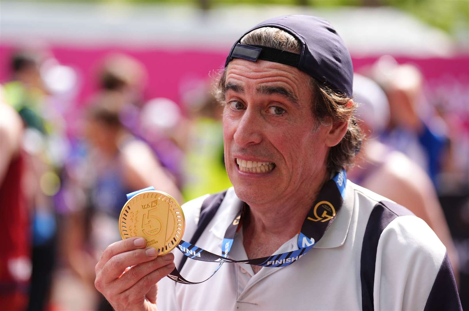 Actor Stephen Mangan took part in the race through the capital (John Walton/PA)