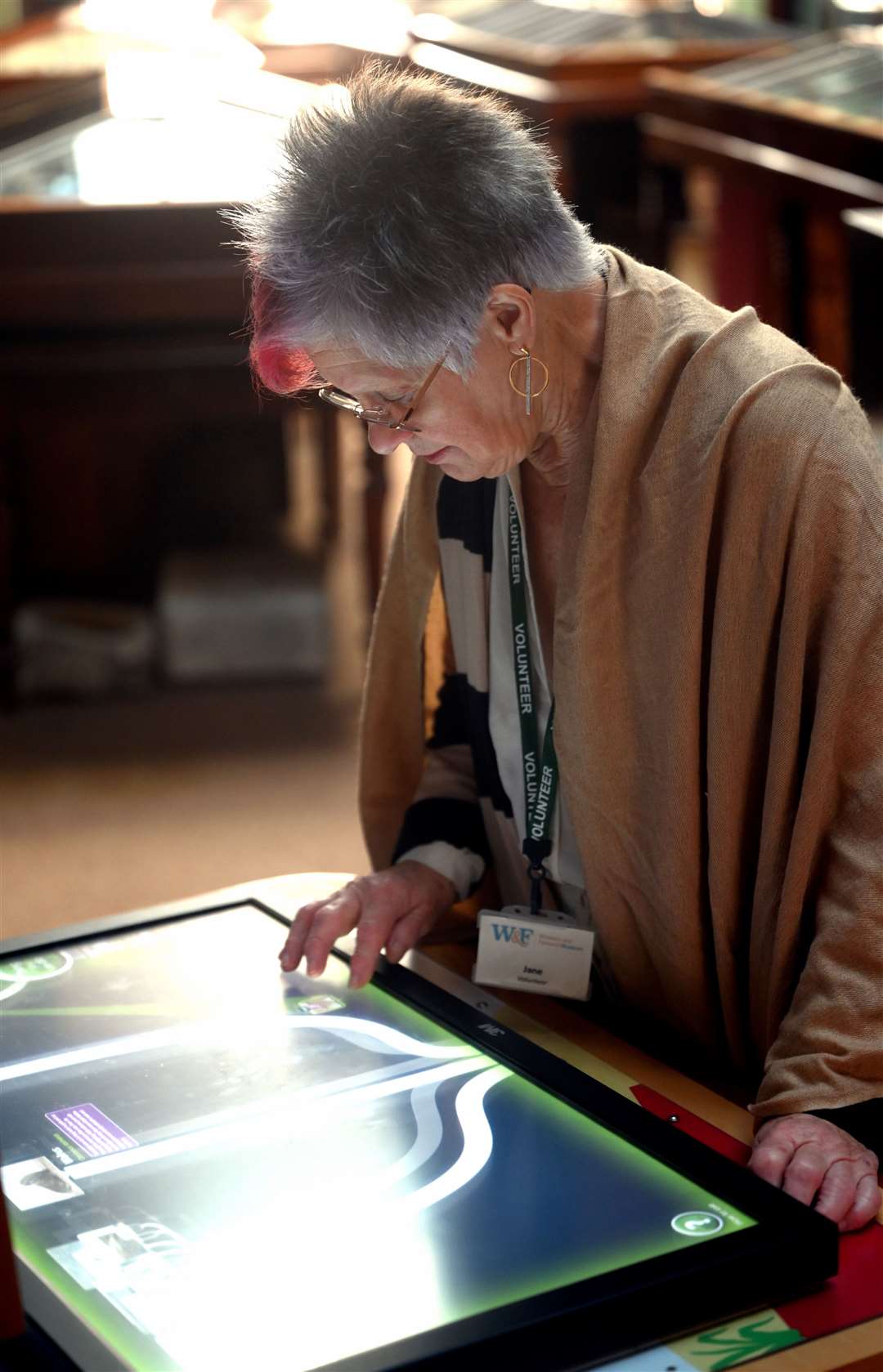 Jane Holloway at the STEM session at Wisbech Museum.