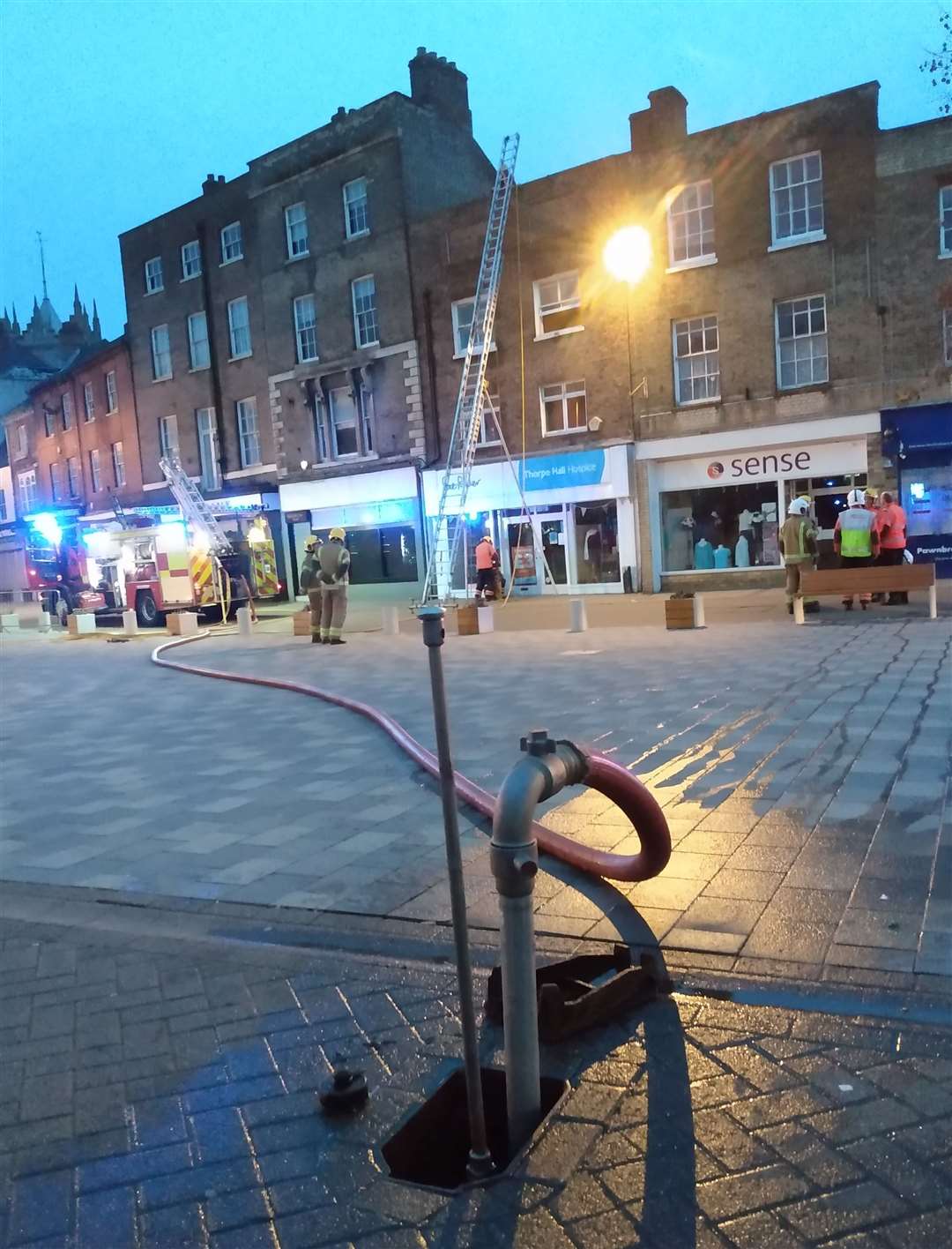 At 5.40pm on Sunday (12) crews were called to a fire on Wisbech Market Place. (62959357)