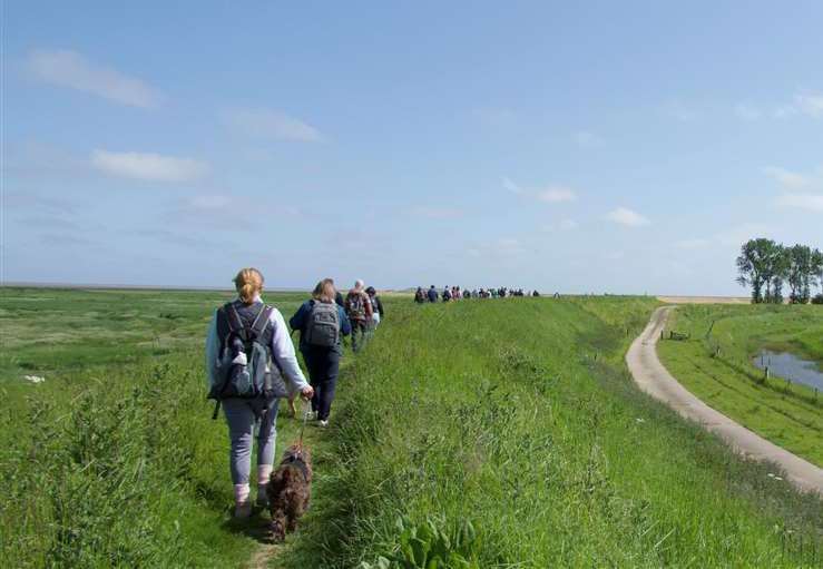 Walkers will be able to enjoy the coastline between Sutton Bridge and Skegness