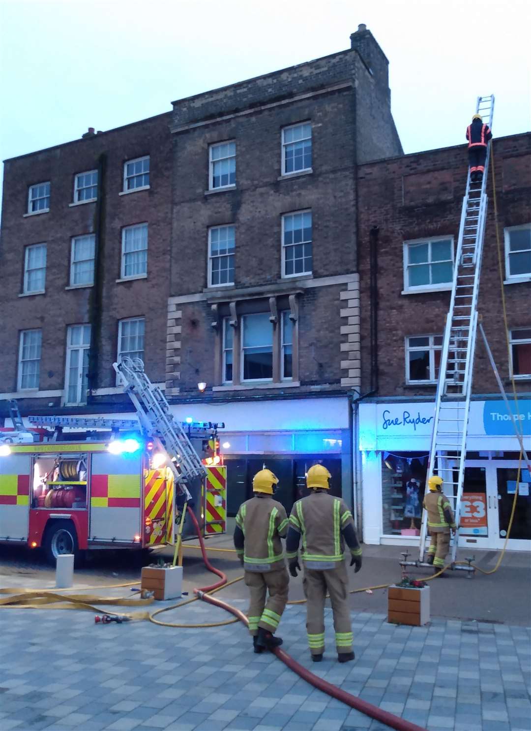 At 5.40pm on Sunday (12) crews were called to a fire on Wisbech Market Place. (62959351)