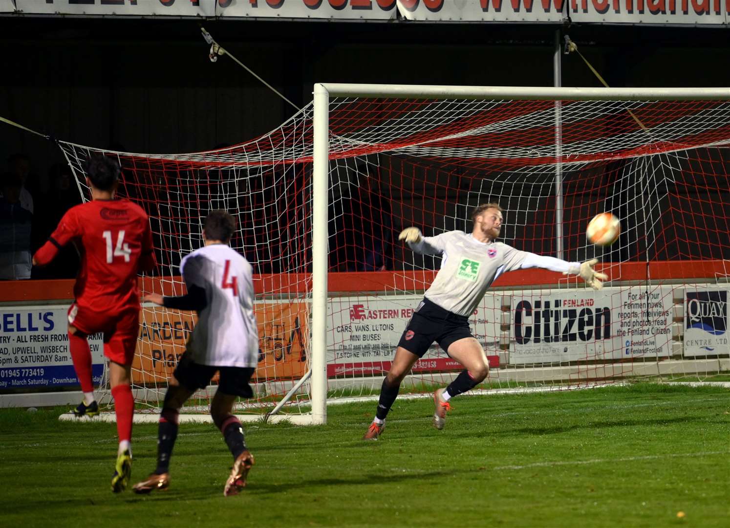 Wisbech v West Wratting in the Cambs Invitation Cup.