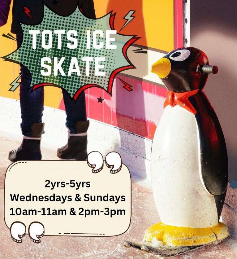 There will be special skating sessions including those for younger children.