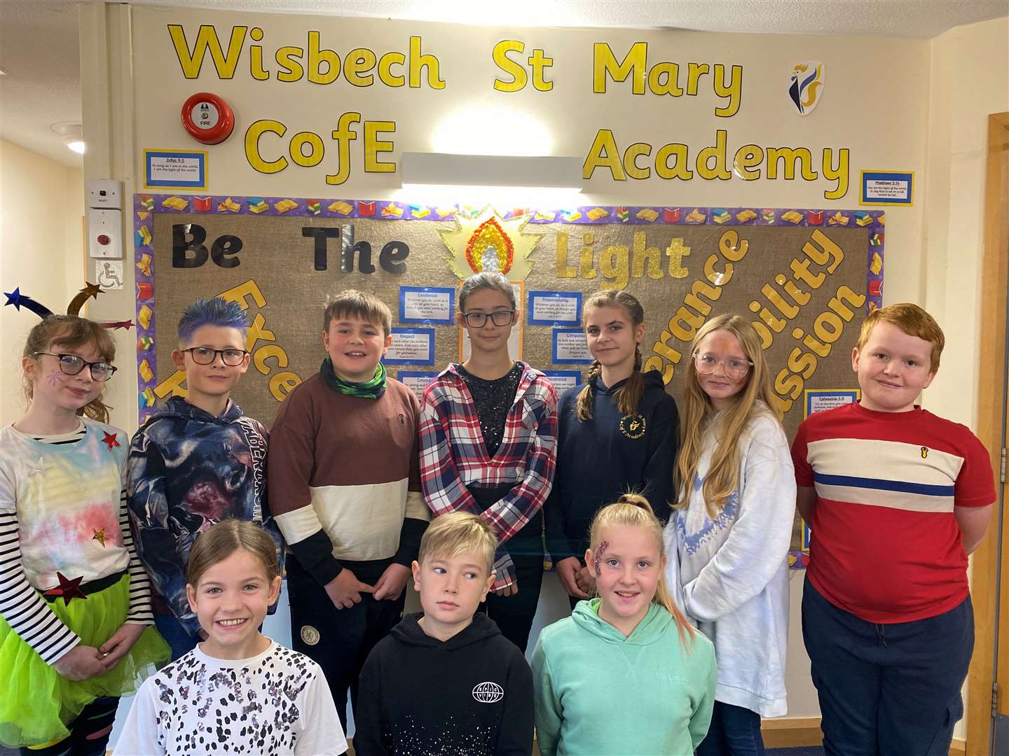 The school's worship council and school captains