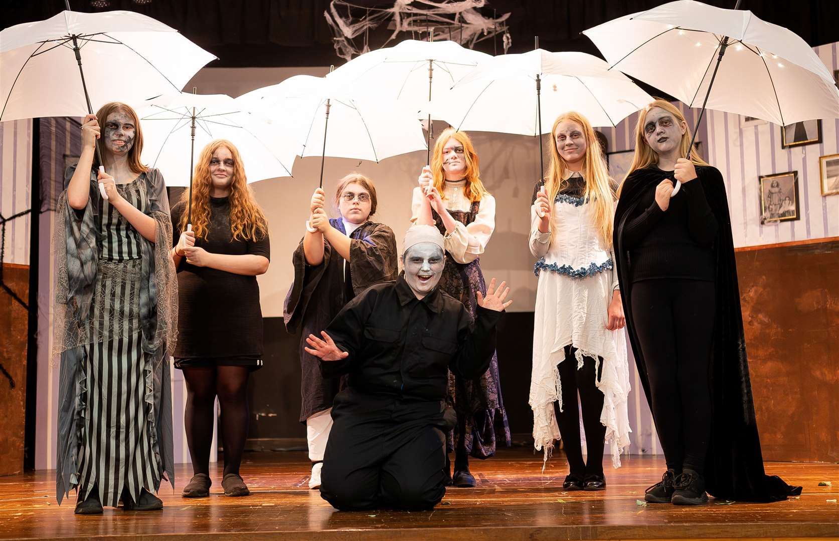 Morticia, Gomez, Wednesday and Puglsely will be joined by Uncle Fester, Grandmama and Lurch, when Marshland High School stages The Addams Family Musical from November 7 to 9.