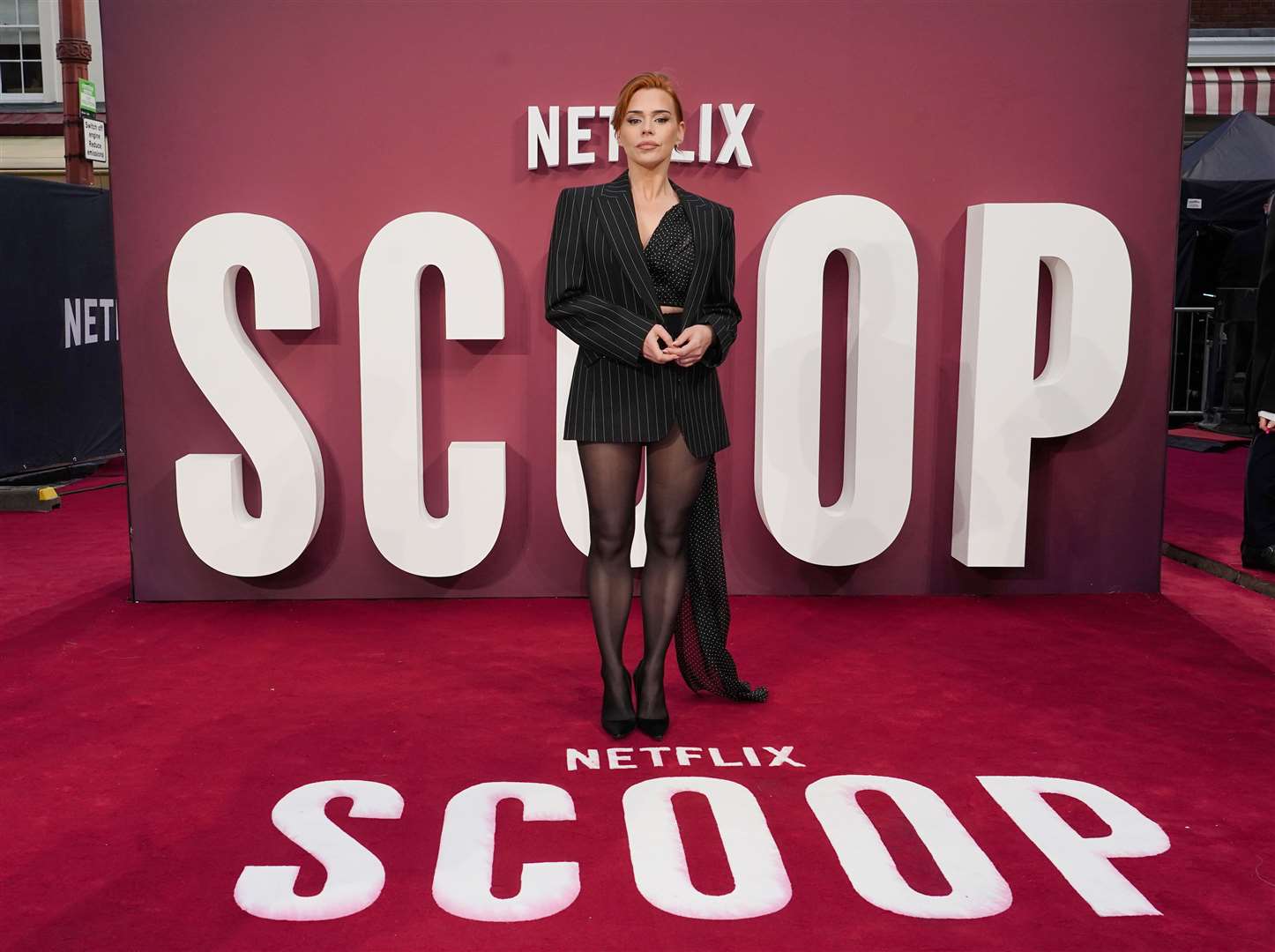 Billie Piper is nominated for her role in Scoop (Ian West/PA)