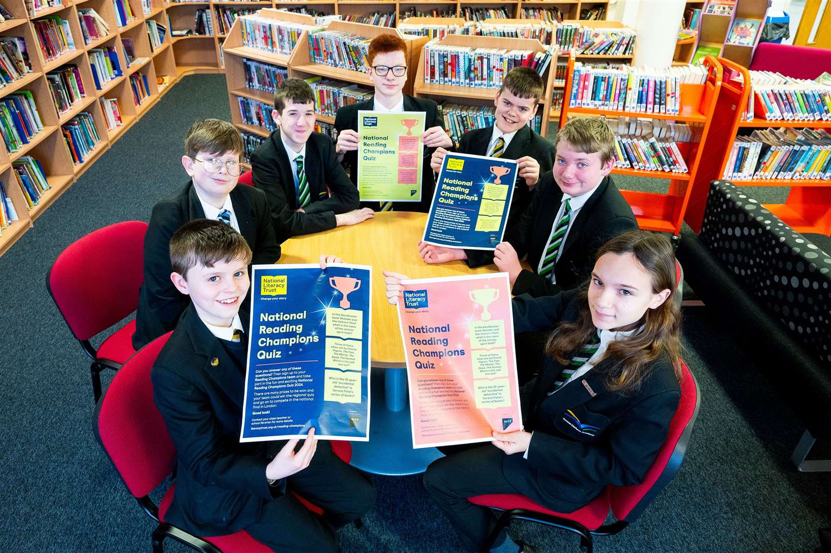 Students from Thomas Clarkson Academy in Wisbech took part in the reading championship. Picture: Ian Burt