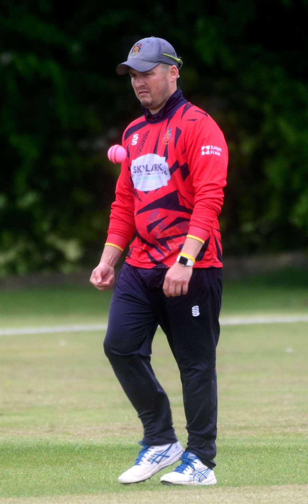 Wisbech captain James William took a catch in the field and then scored 27 from 41 balls. Picture: Adam Fairbrother