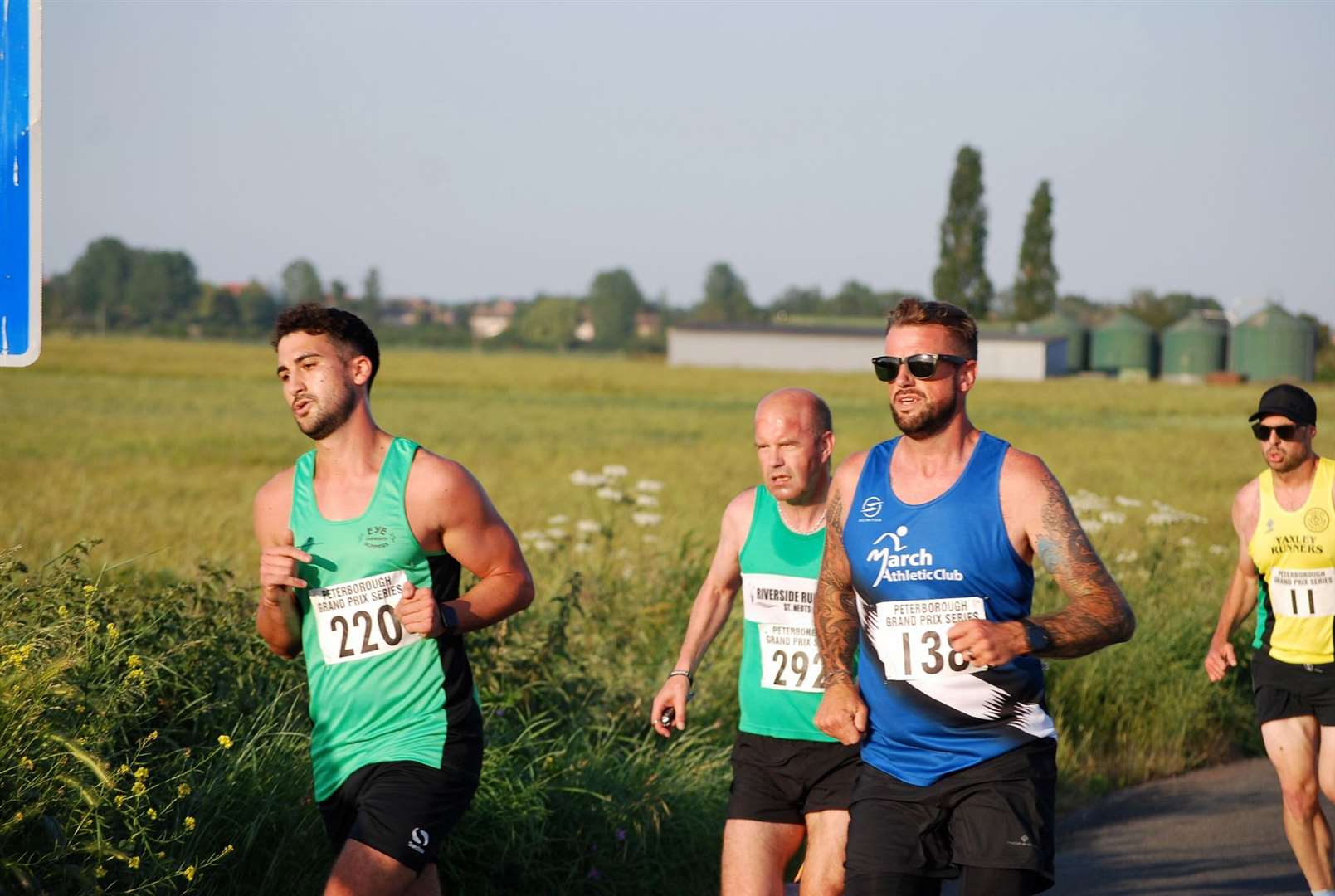 March Athletic Club and Three Counties Running Club in action at first