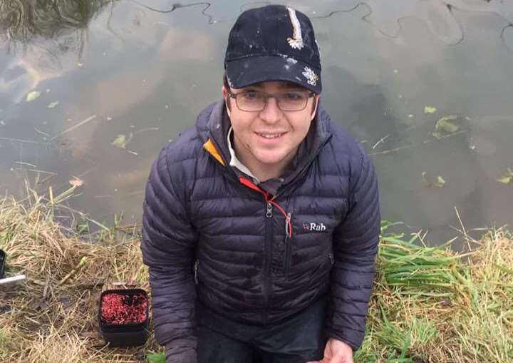 Kye Jerrom with a nice net of fish taken on Sunday from the Old Nene at March