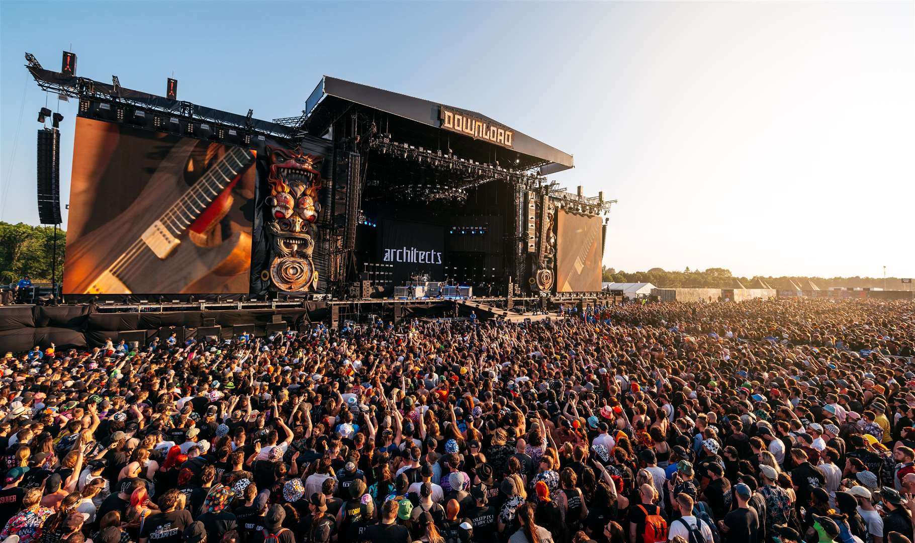 Architects on Friday night were the 'best of the rest'. Picture: Download Festival