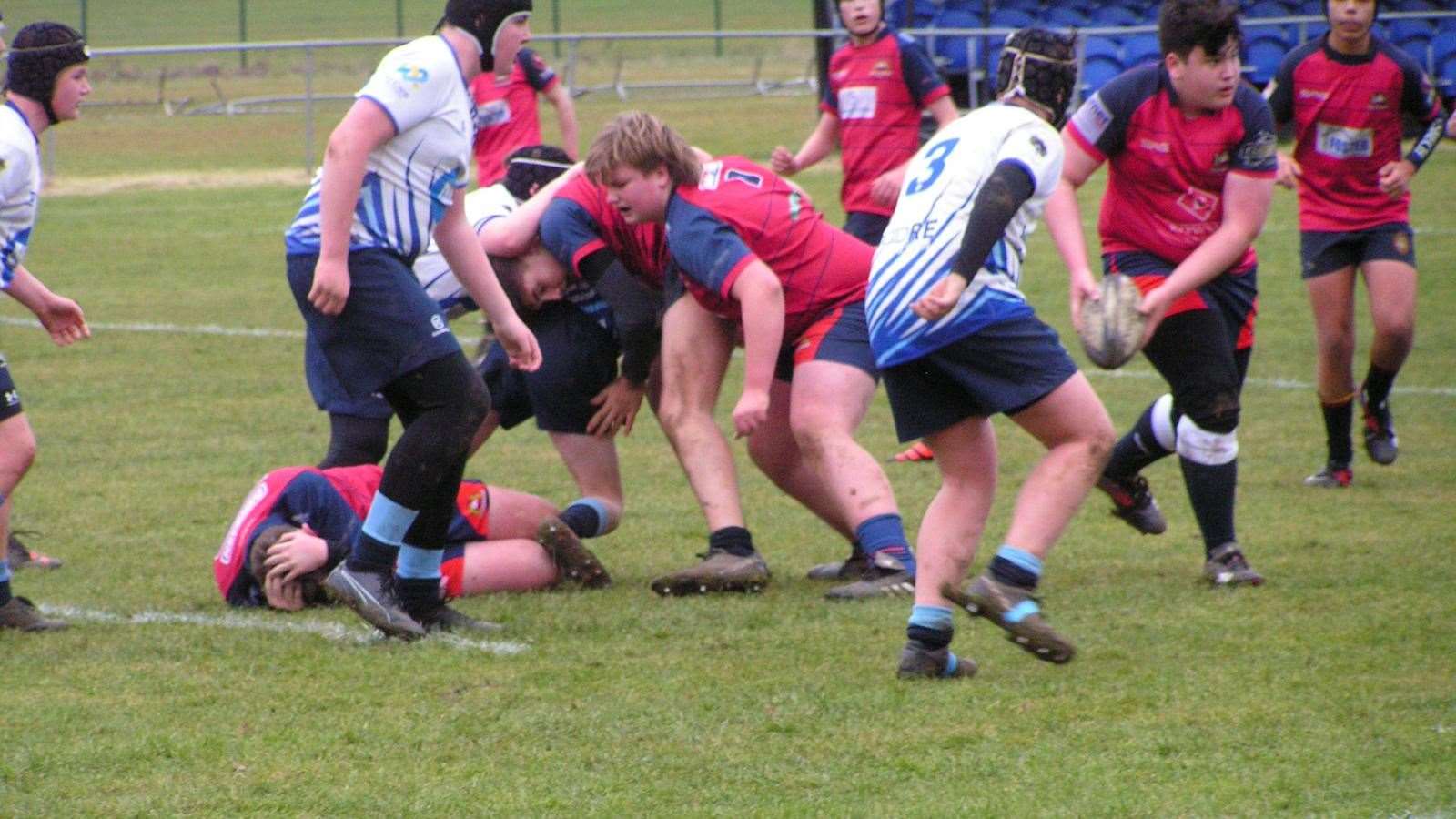 Wisbech U14s in action