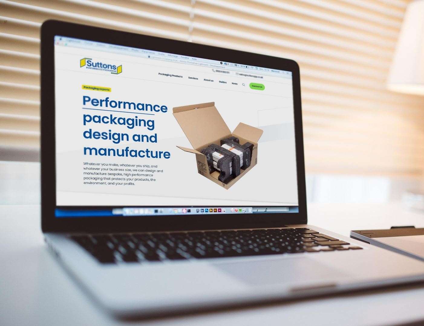 Sutton Performance Packaging has launched its new website