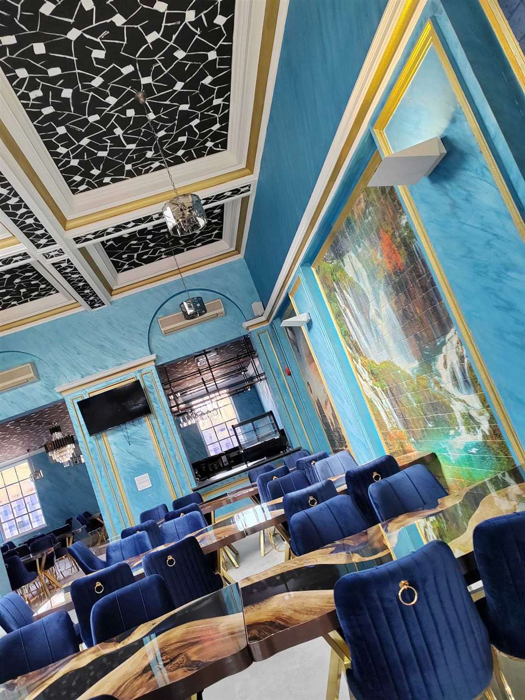 The inside of the restaurant has a palatial feel. Picture: Lolita Ritere